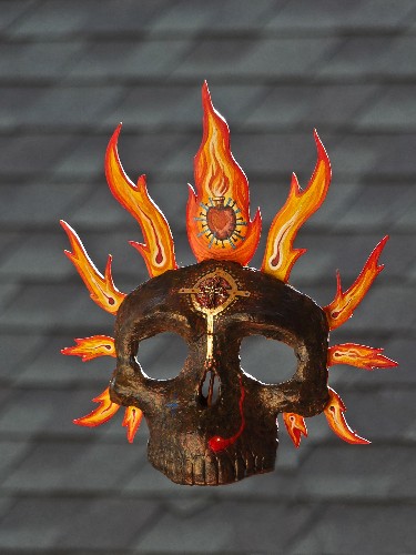 Fire calavera