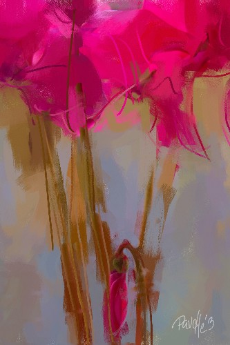 Cyclamen Understudy - Canvas Giclee