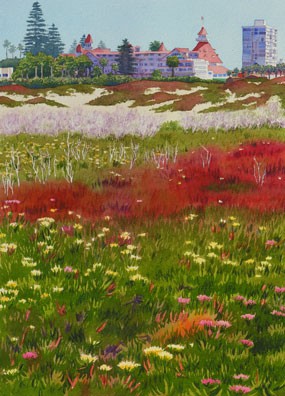 Beach Flowers at the Del