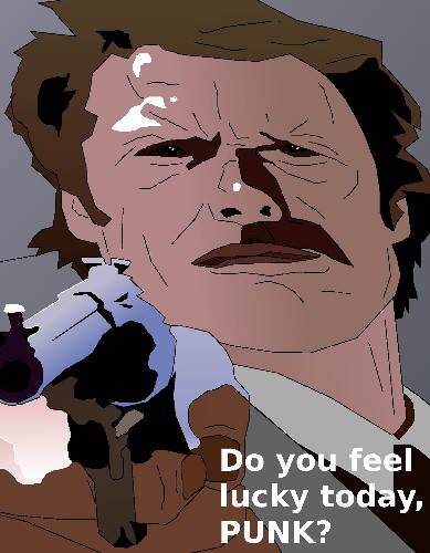 Dirty Harry asking about luck