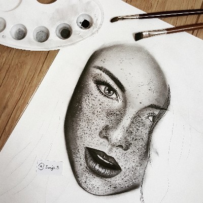 Freckled girl